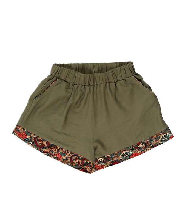 Flow Shorts – Olive Drift