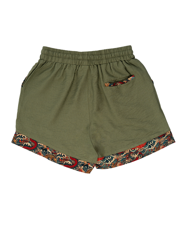 Breeze Shorts – Olive Drift
