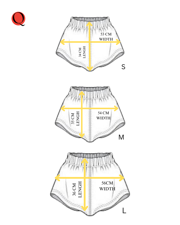 Flow Shorts – Mist (White)