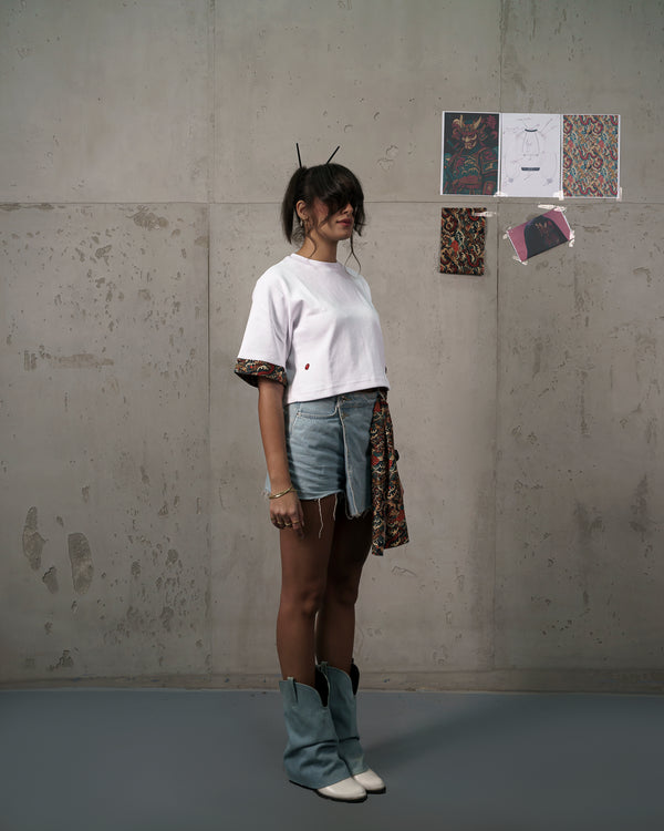 The Cropped Samurai – Mist (White)